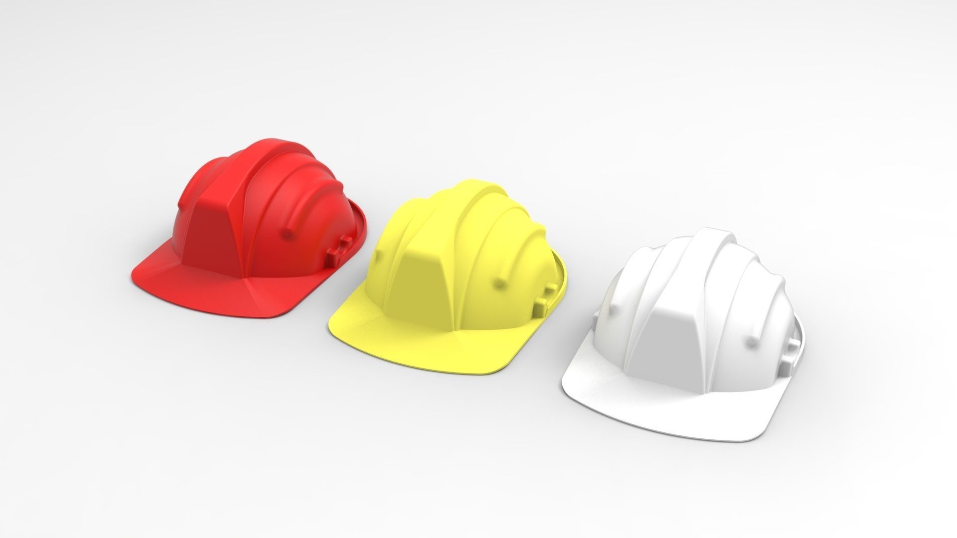 Industrial Helmet 3D model_1