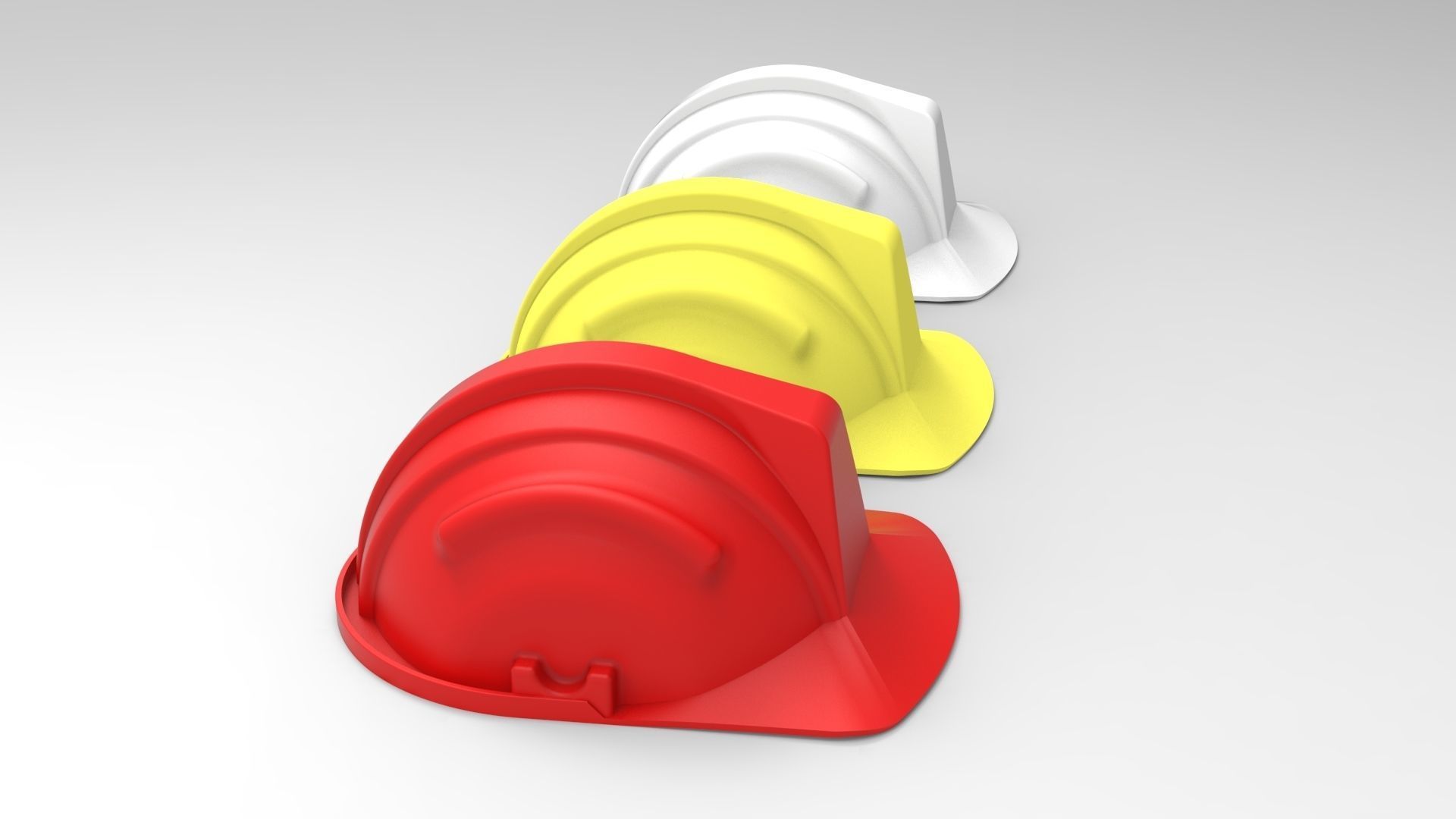 Industrial Helmet 3D model_2
