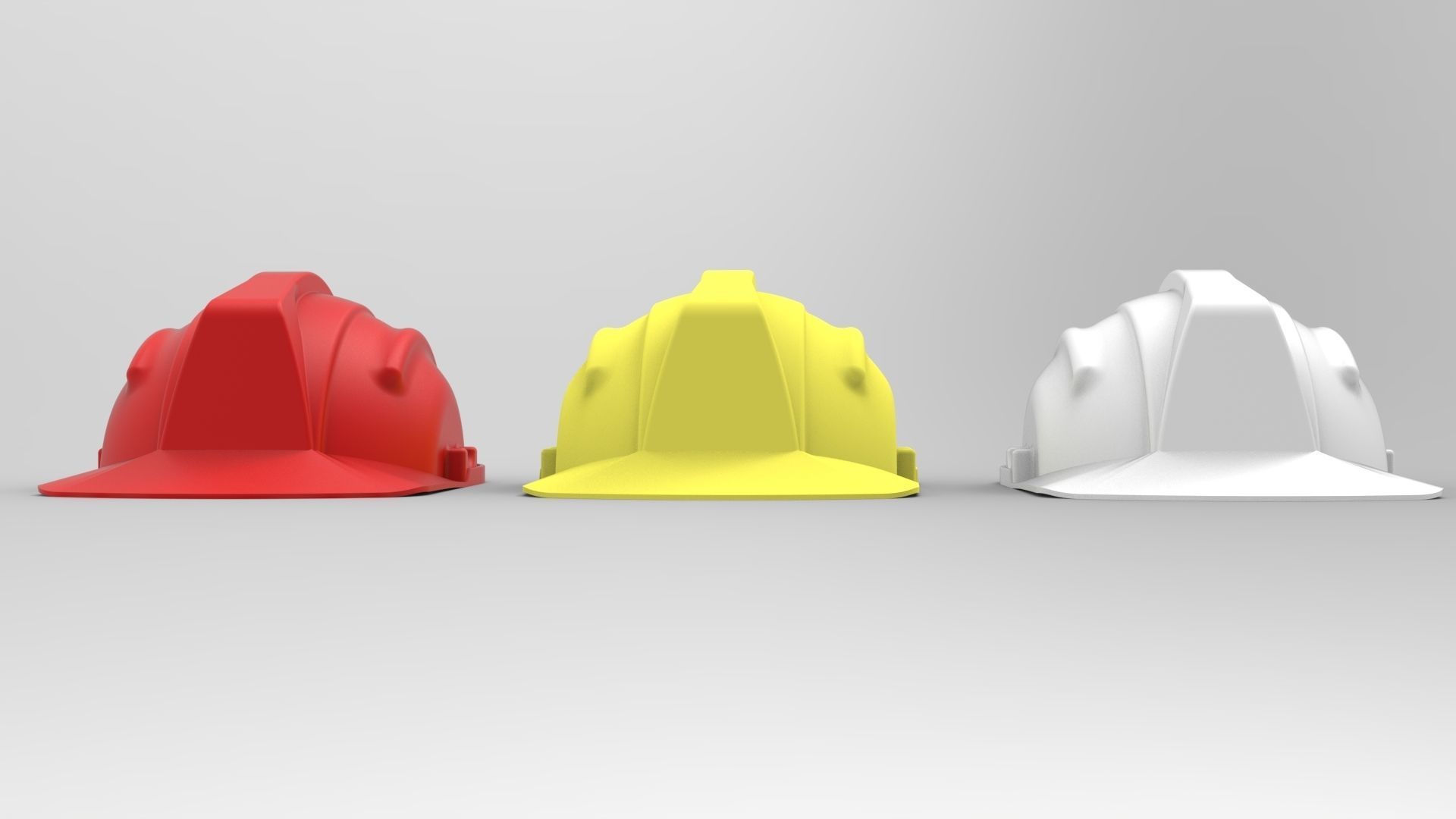 Industrial Helmet 3D model_3