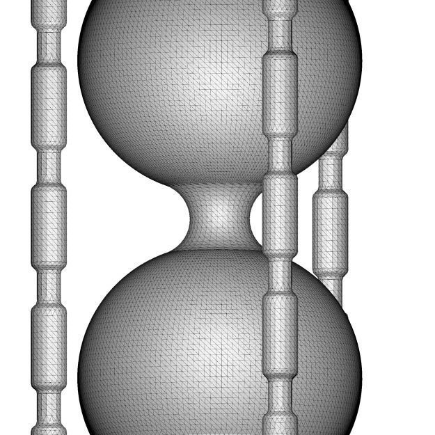 Crystal Hour Glass 3D model_6