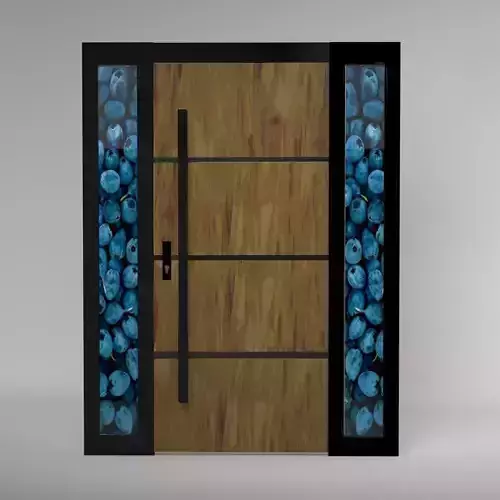 Villa Luxury Entrance Main Cast Aluminium Front Door 