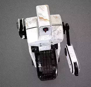 White Irobot 3D print model