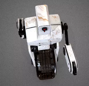 White Irobot 3D print model_0