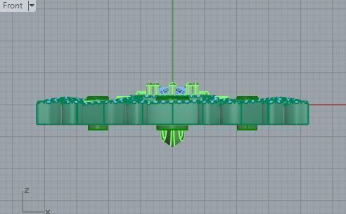 Cross Pendant 3759 3D print model_5