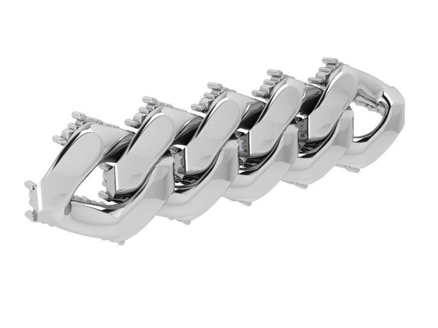 Pave Cumin Chain 3761 3D print model_3