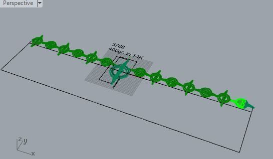 Circle Bracelet 3768 3D print model_7