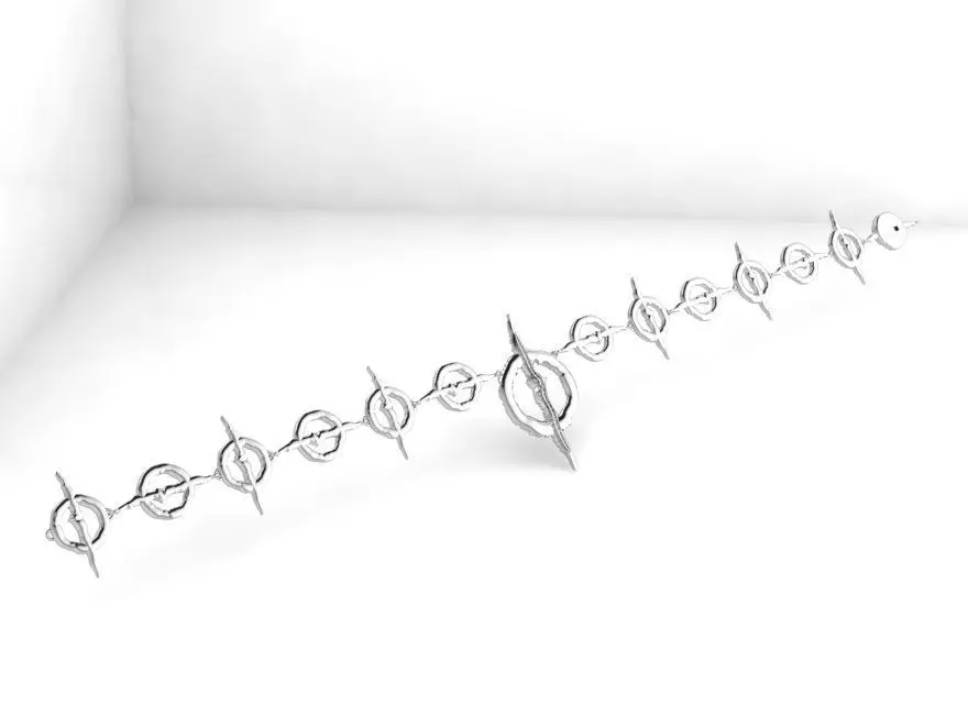 Circle Bracelet 3768 3D print model_0