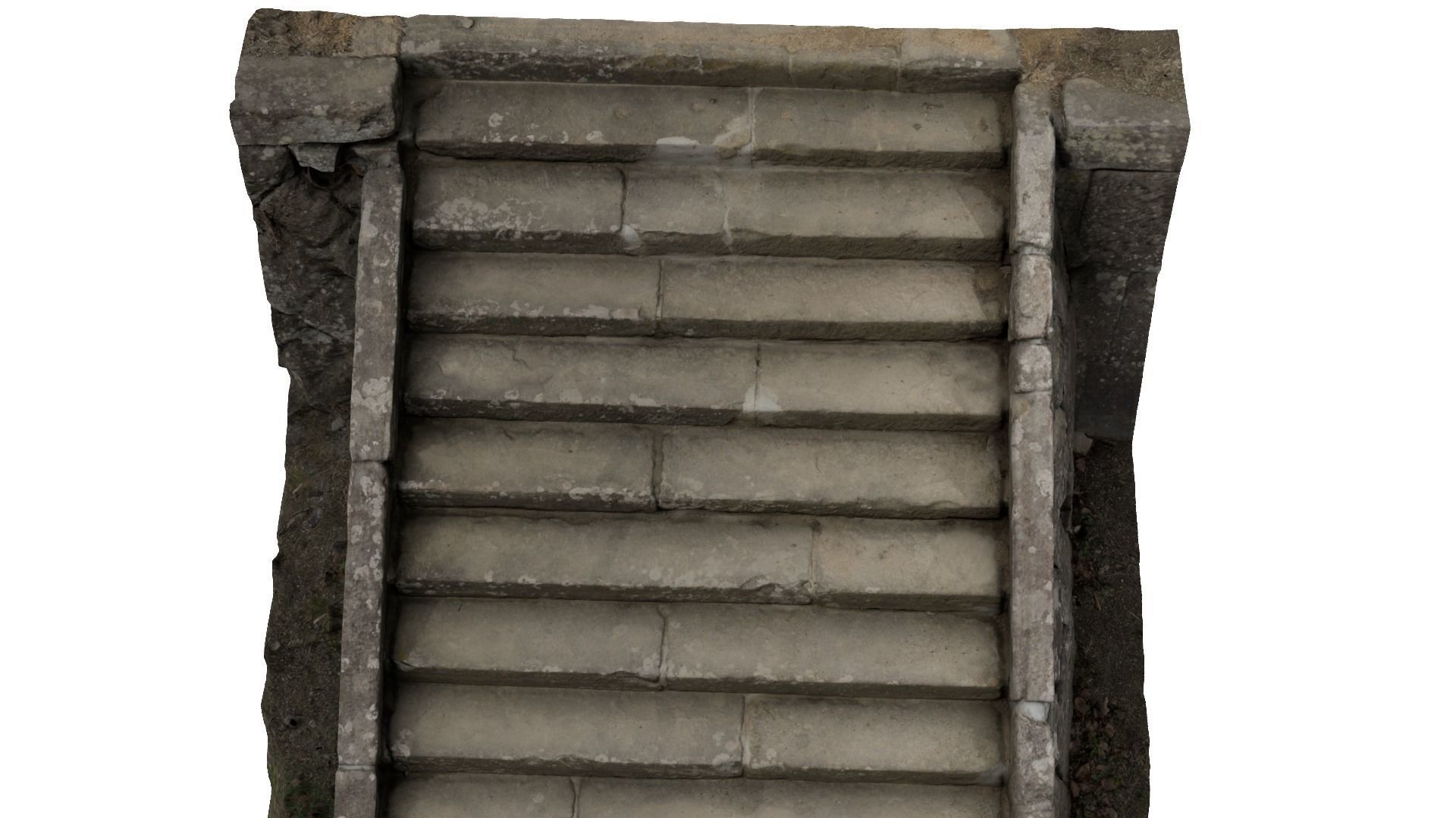 Stone Stairs-03 3D model_8