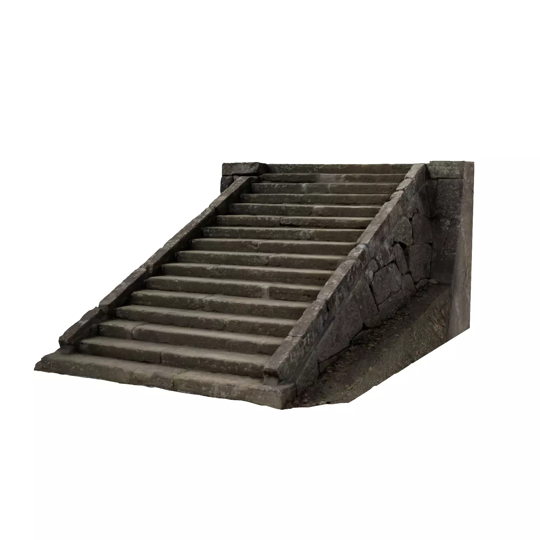 Stone Stairs-03 3D model_0