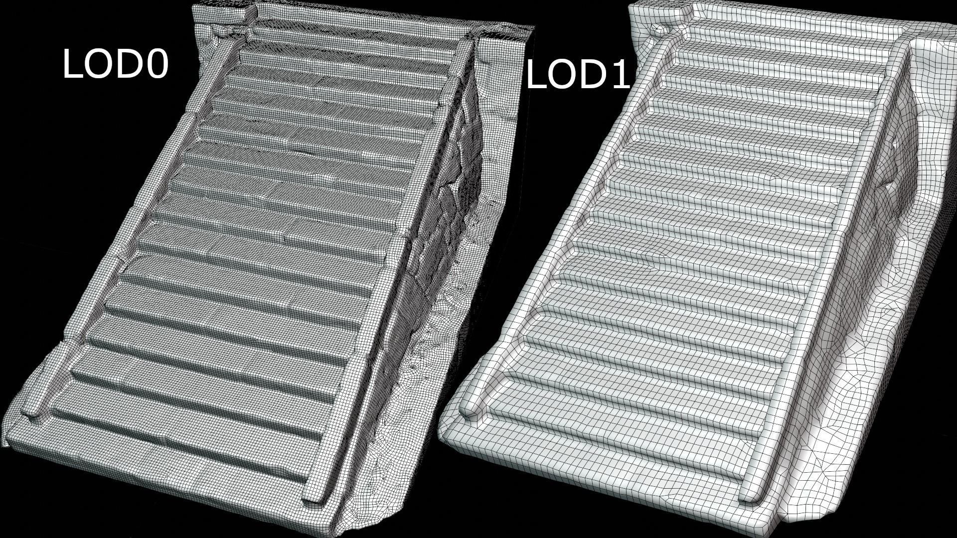 Stone Stairs-03 3D model_10