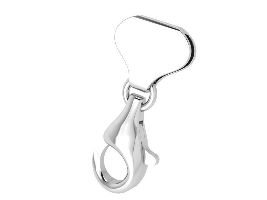 Lobster Clasps Claw Jewellery Hooks 3773 Free 3D print model_2