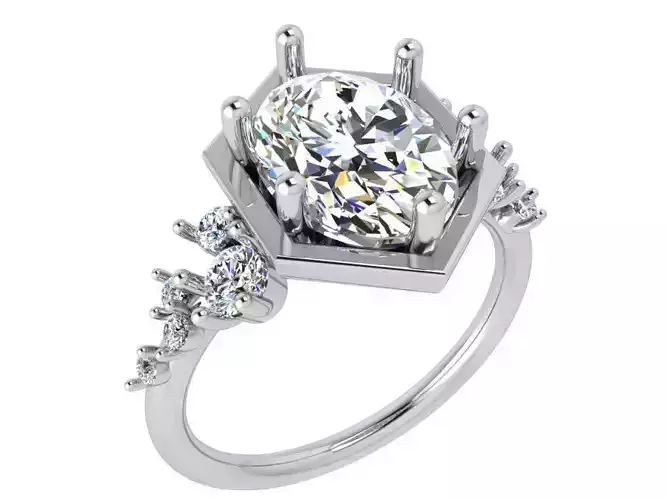 Hexagon Ring 3775