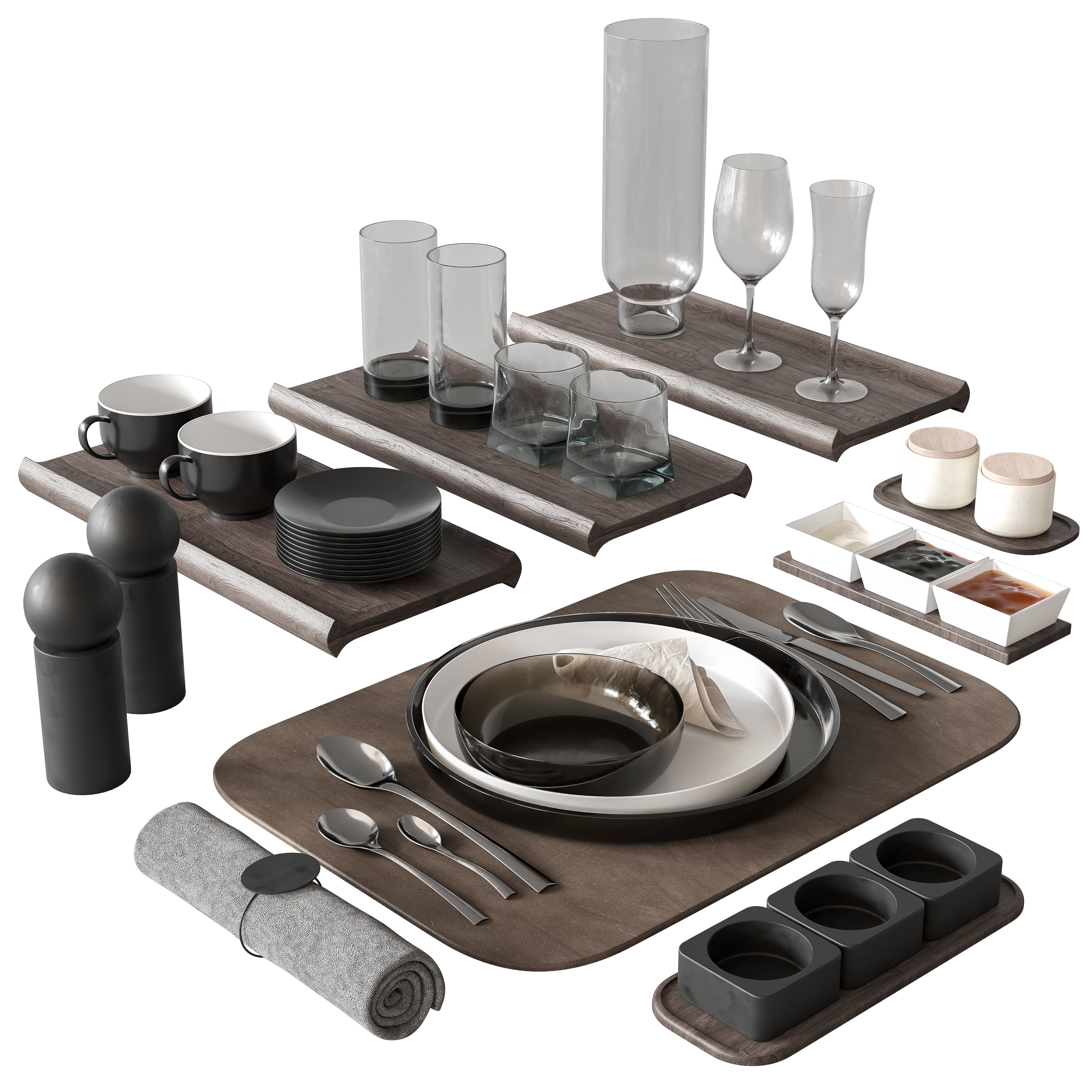Tableware 08 3D model_1