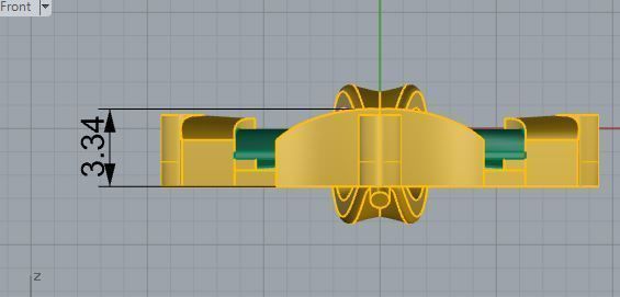 Cross Pendant 3782 3D print model_5