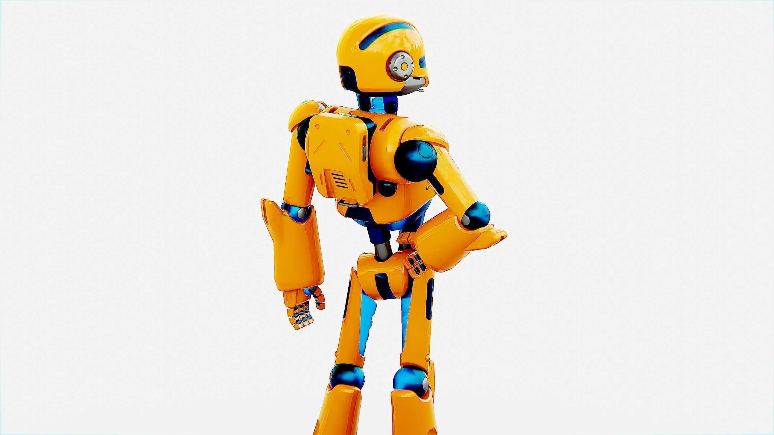 TOON DROID MALLOW  Rigged for Unreal Engine - Unity - MIXAMO 3D model_29