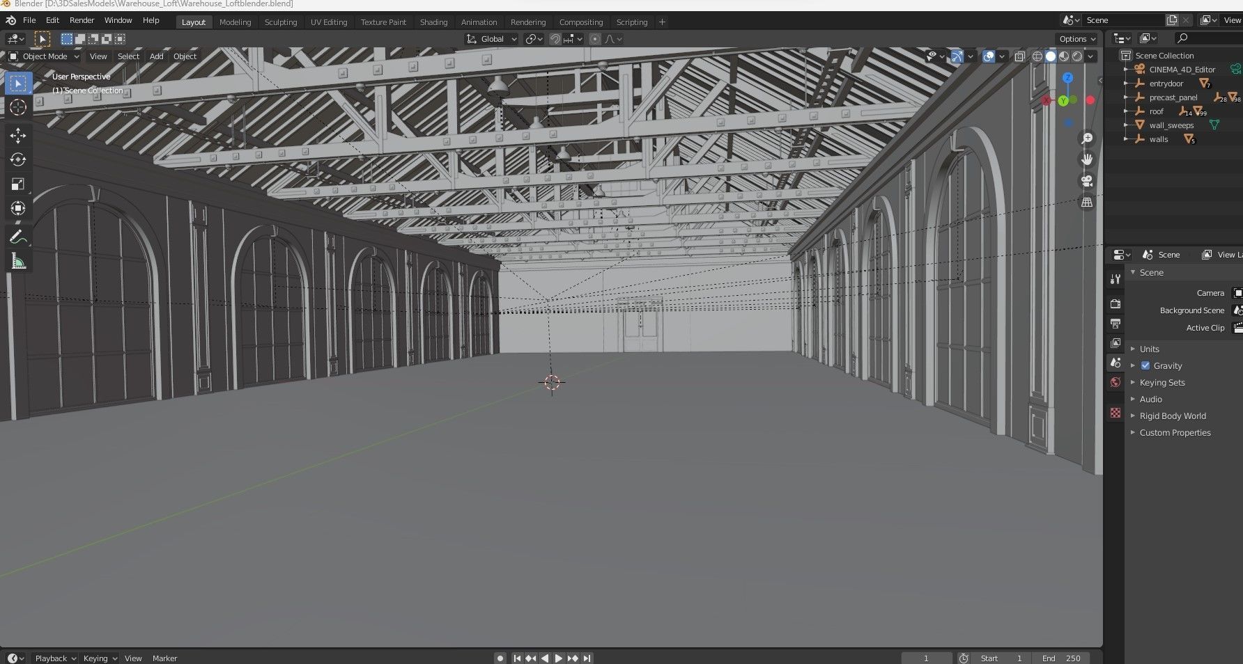 Warehouse Loft 3D model_18