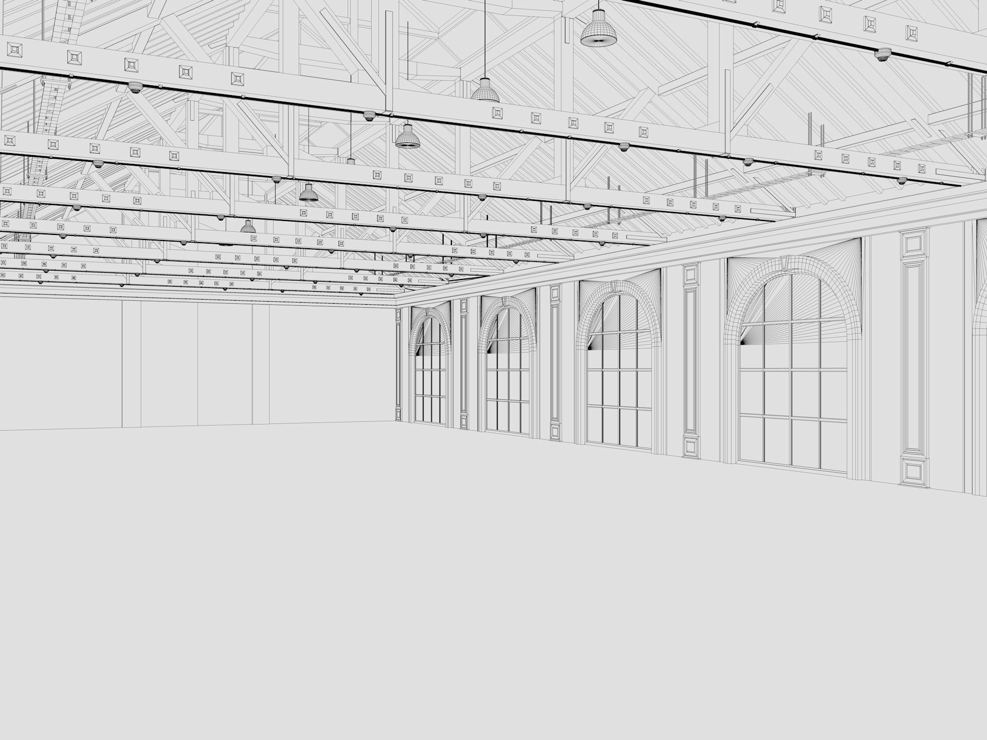 Warehouse Loft 3D model_12