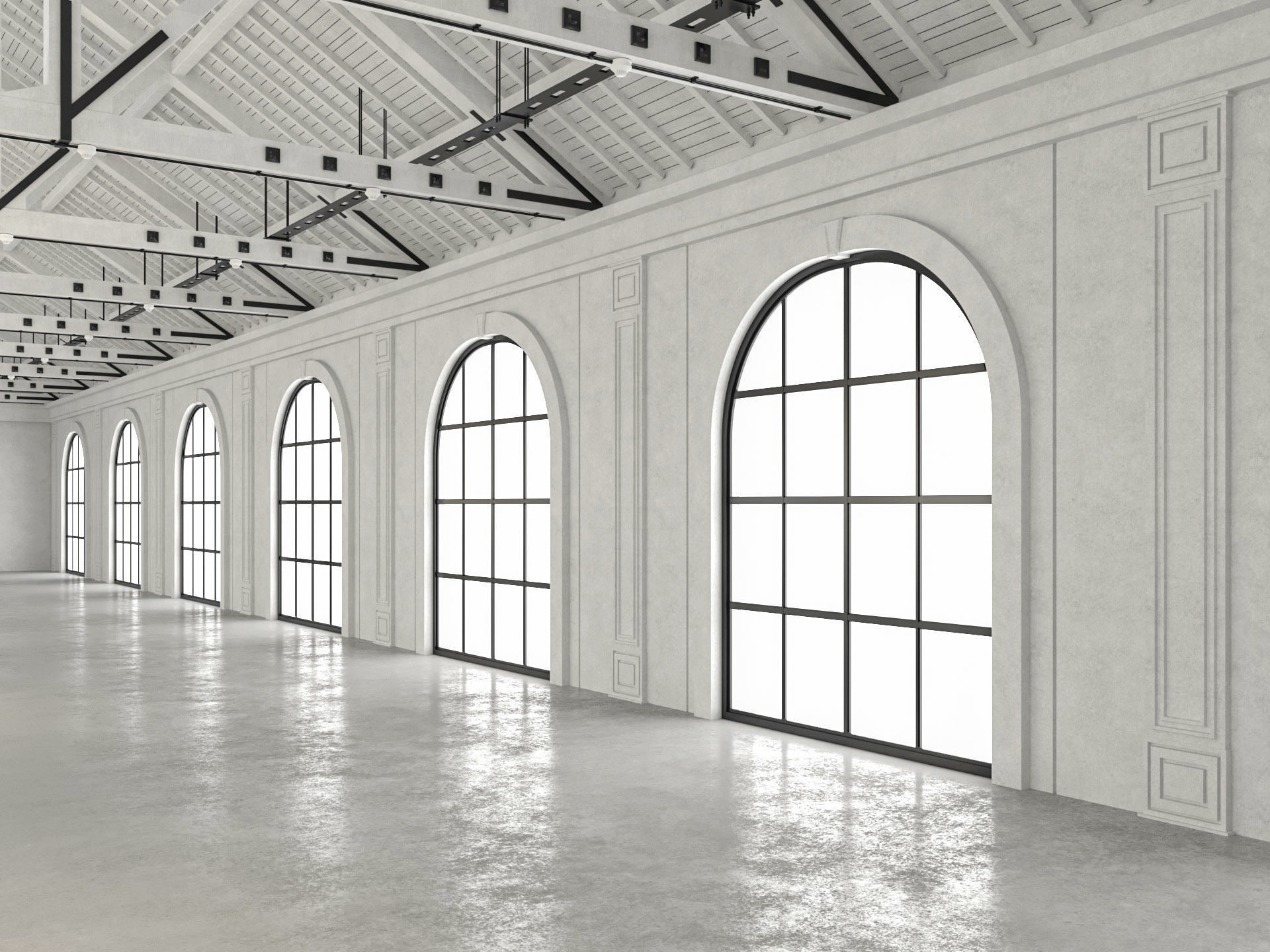 Warehouse Loft 3D model_3