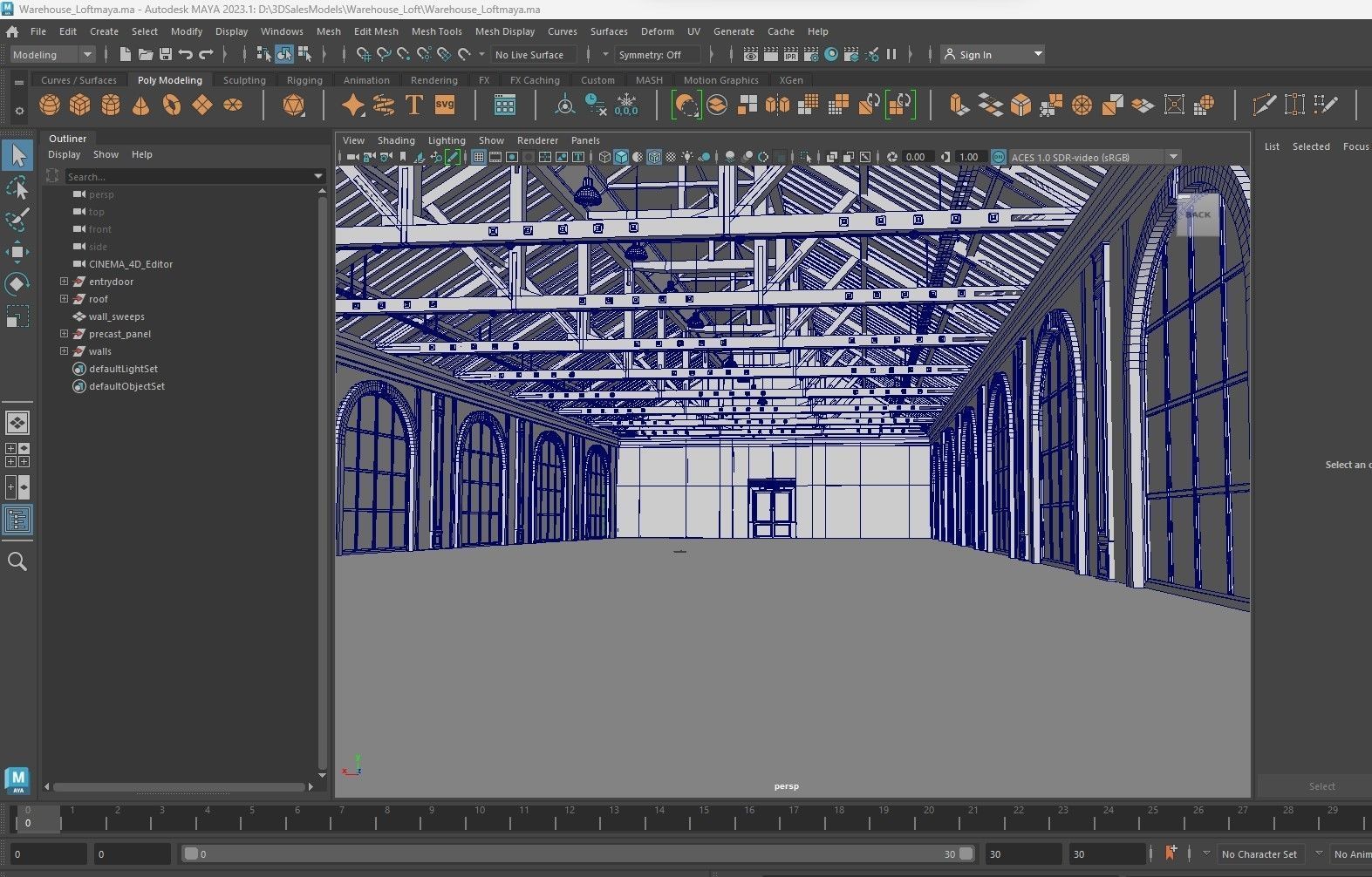 Warehouse Loft 3D model_19