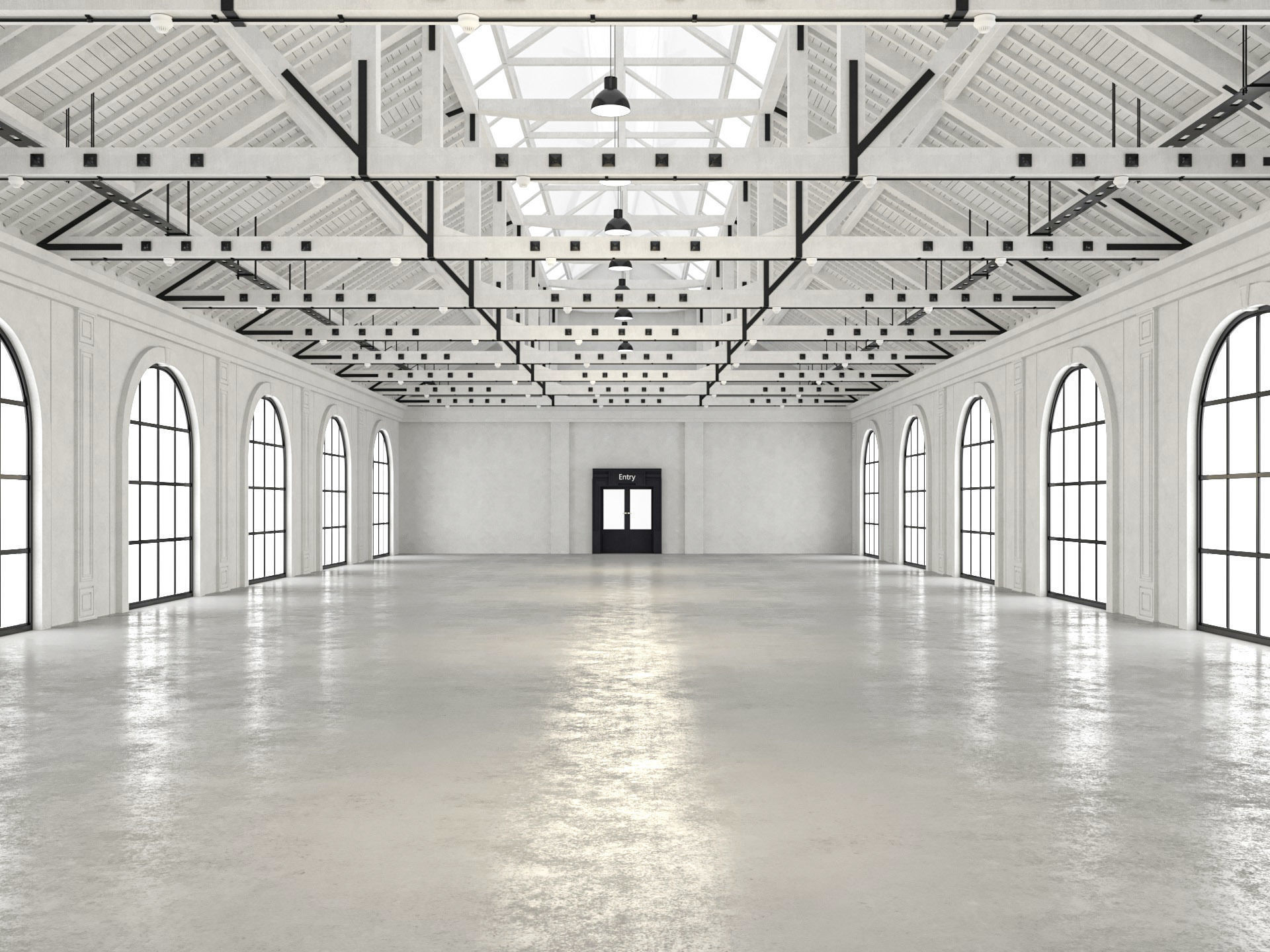 Warehouse Loft 3D model_1