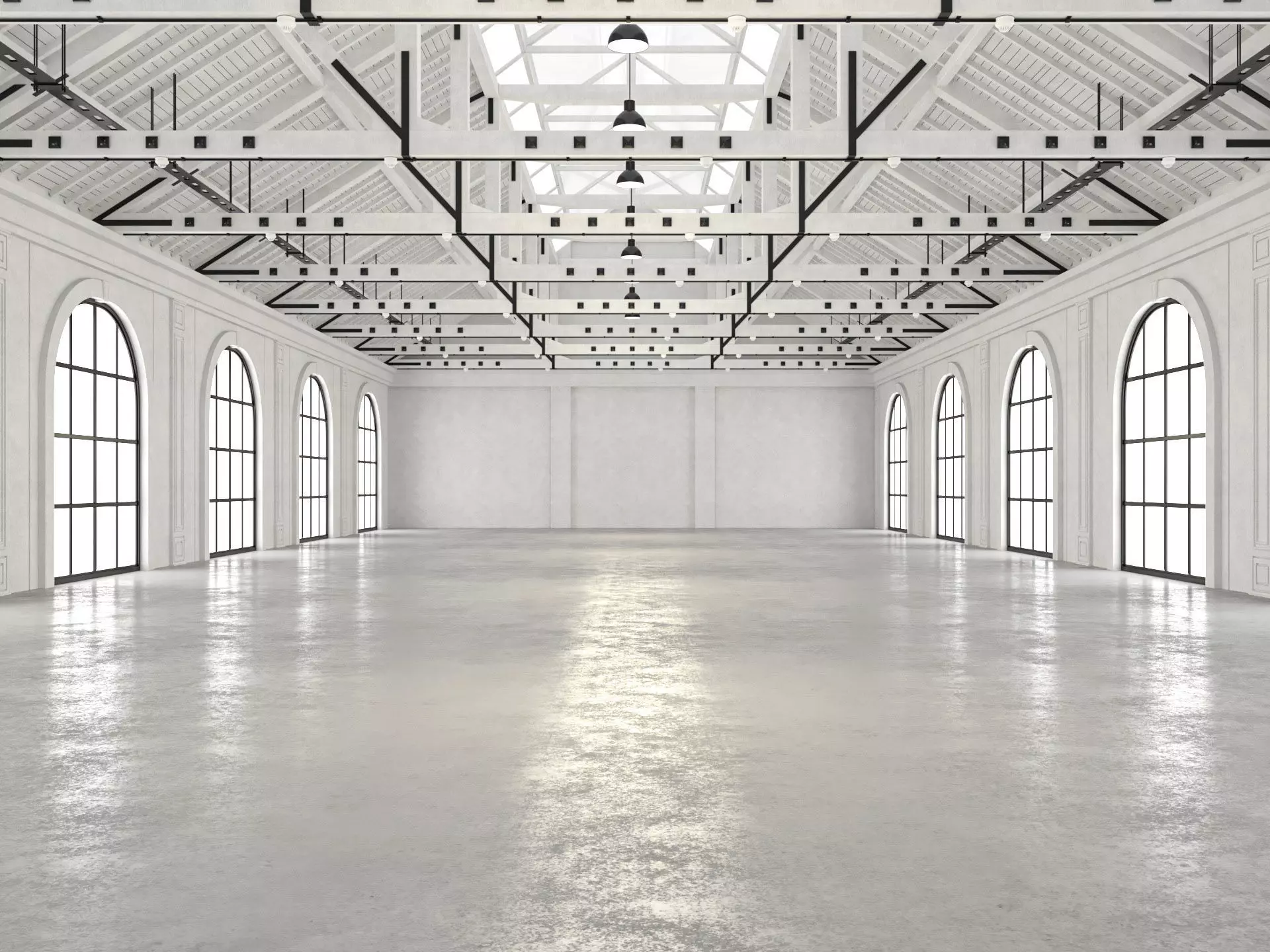 Warehouse Loft 3D model_0