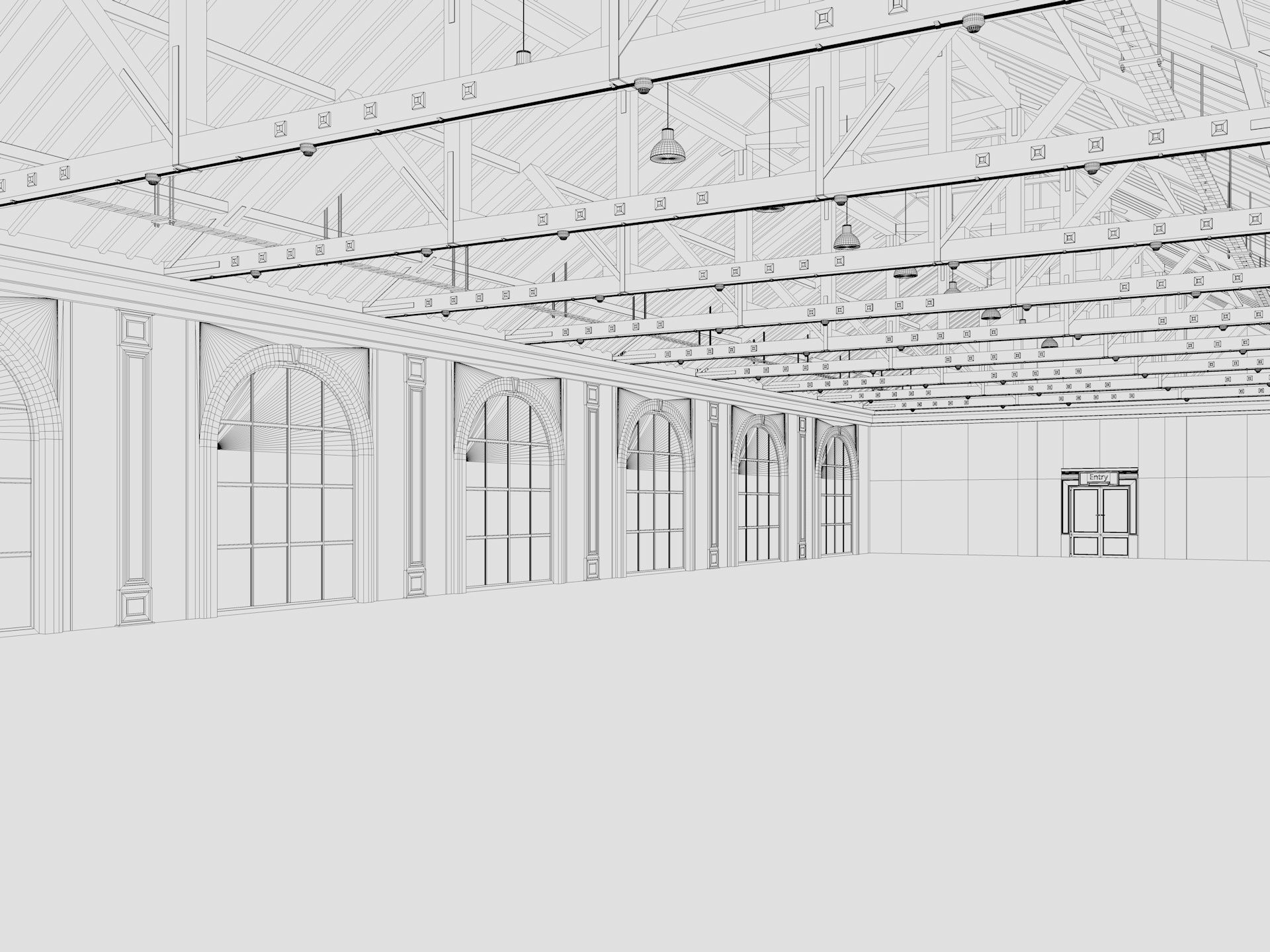 Warehouse Loft 3D model_9