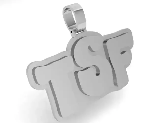 TSF Letter Pendant 3799