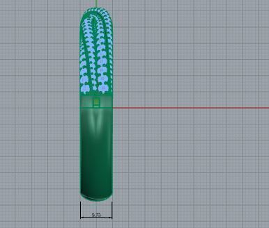 Twisted Diamond Bangle Bracelet 3800 3D print model_6