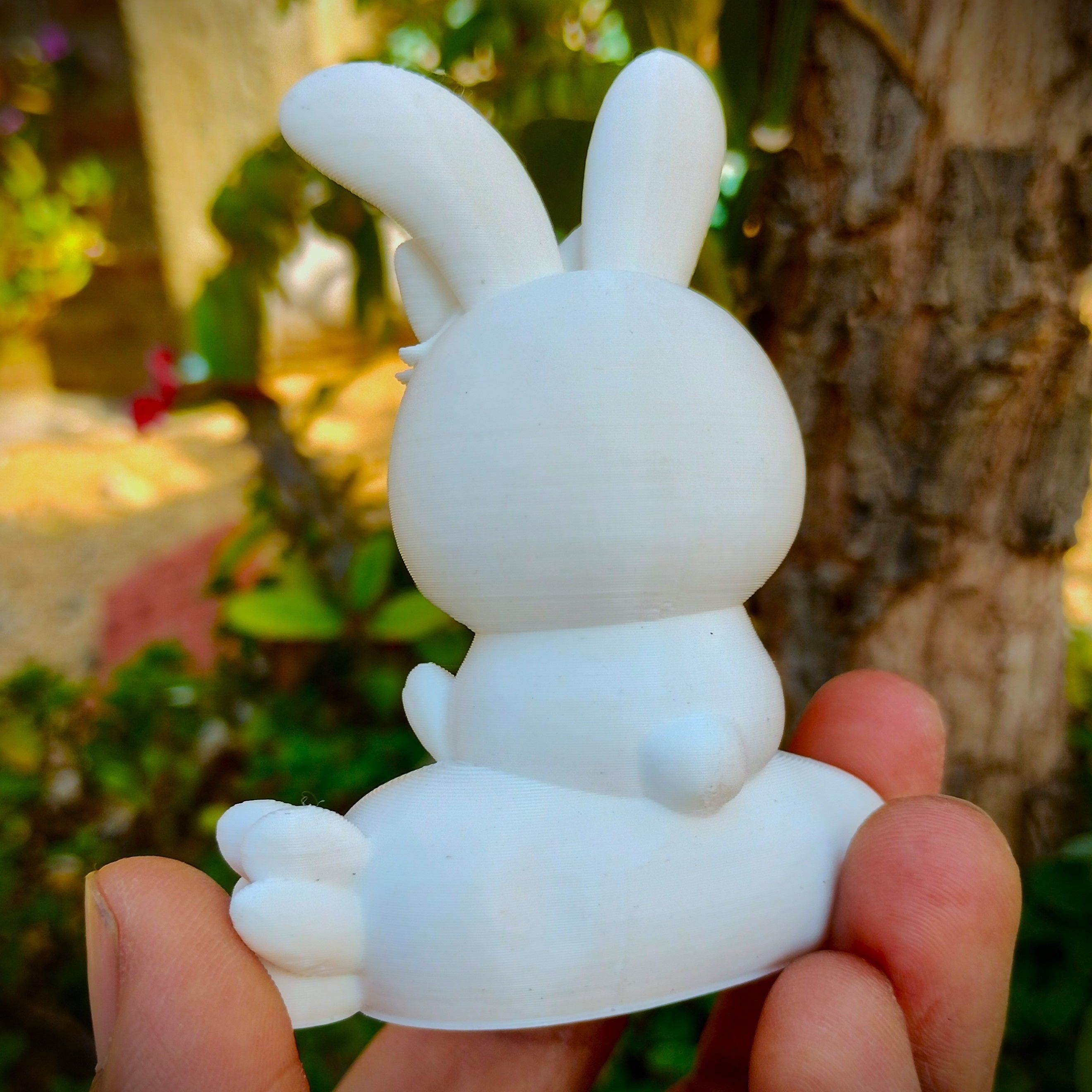 Easter Special - Cute little Bunny seated on Carrot 3D print model_5