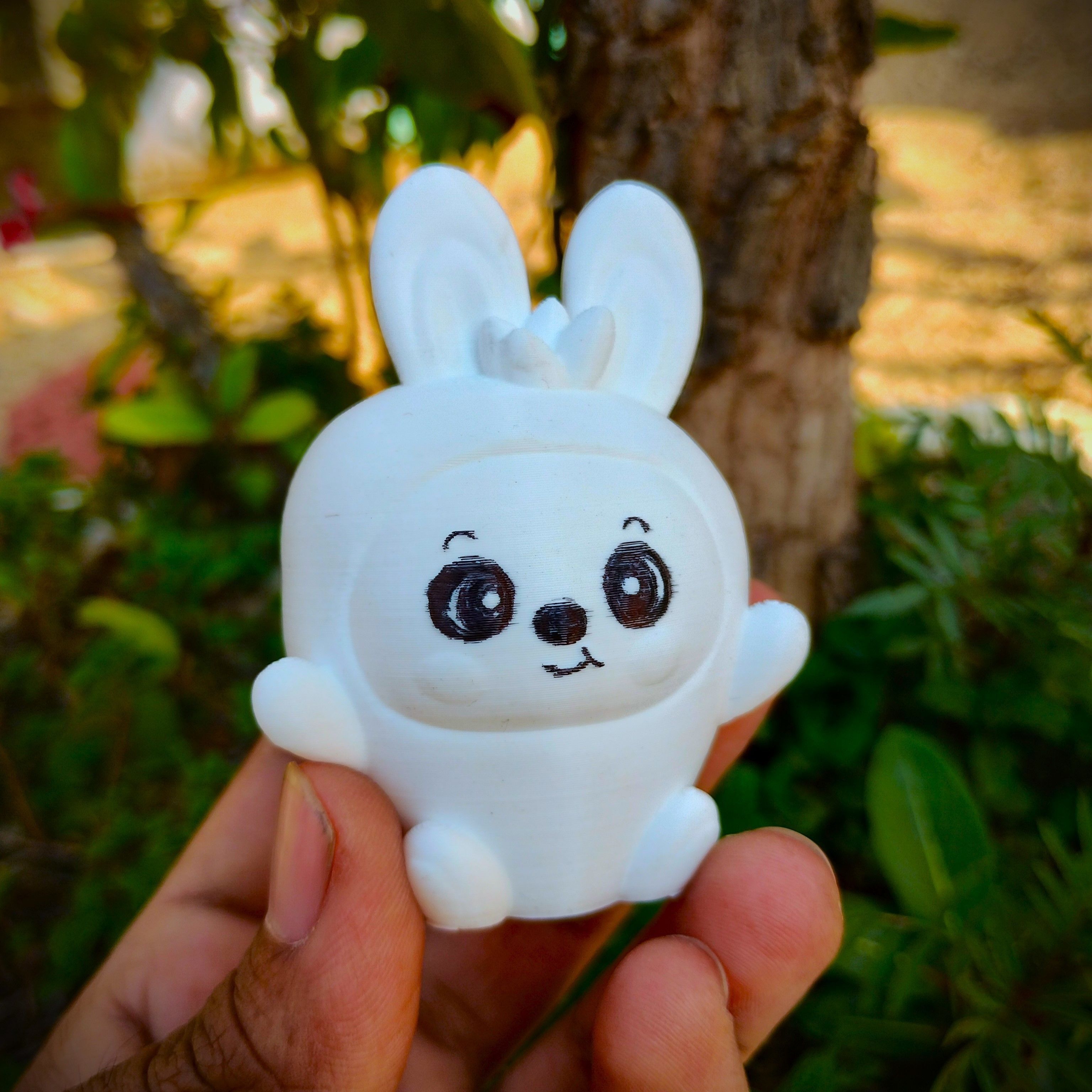 Easter Special - Cute little Bunny Dressed as a Carrot 3D print model_3