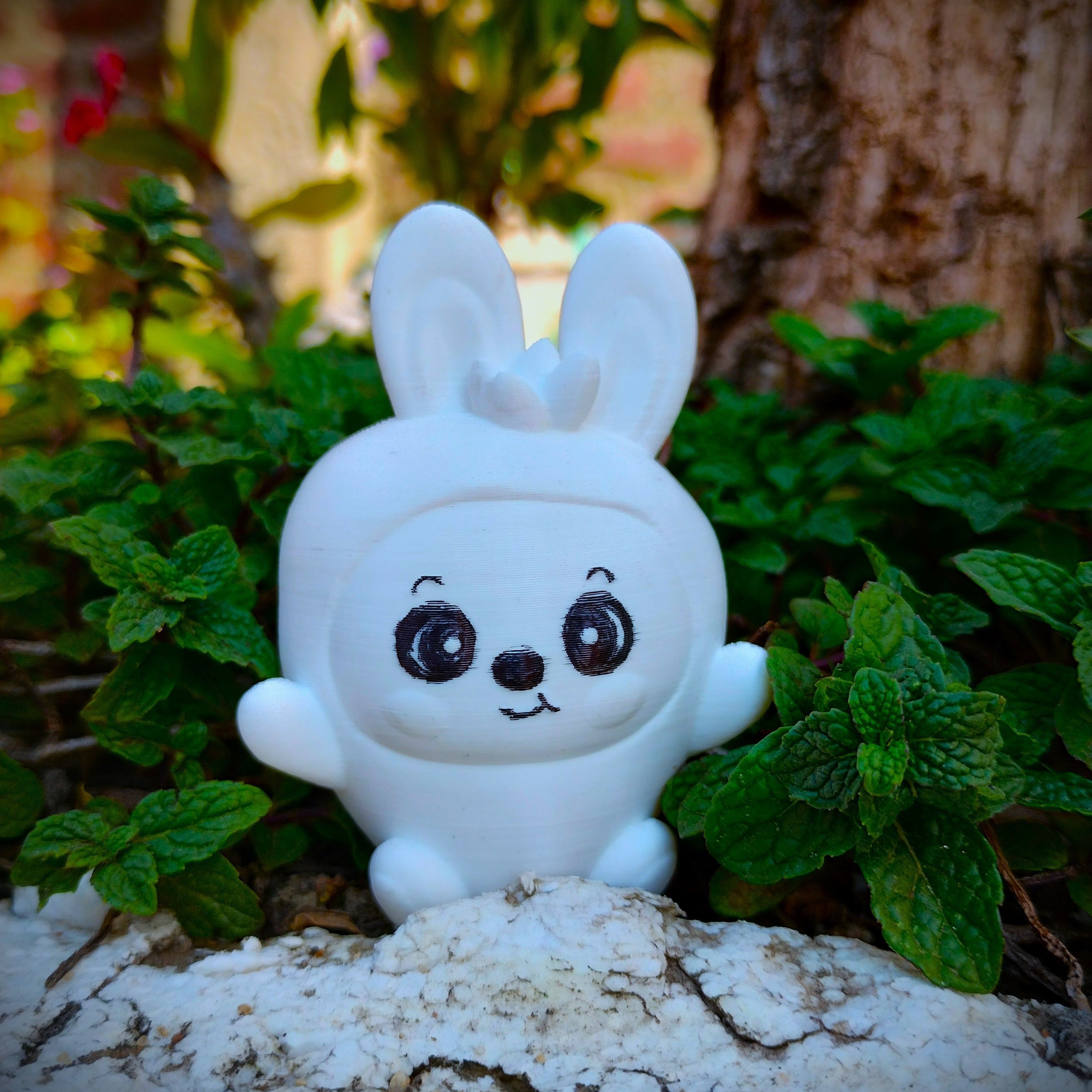 Easter Special - Cute little Bunny Dressed as a Carrot 3D print model_1