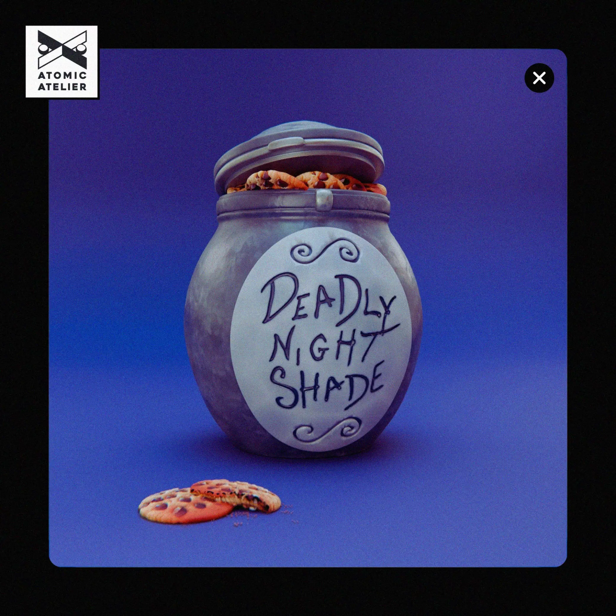 Deadly Night Shade  cookie jar - The Nightmare Before Christmas 3D print model_0