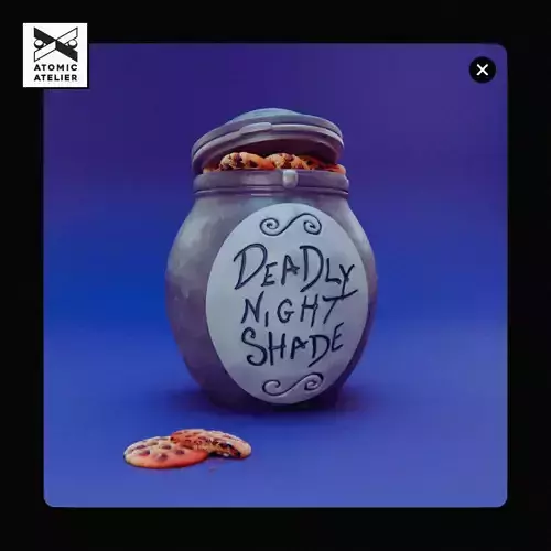 Deadly Night Shade  cookie jar - The Nightmare Before Christmas 3D print model