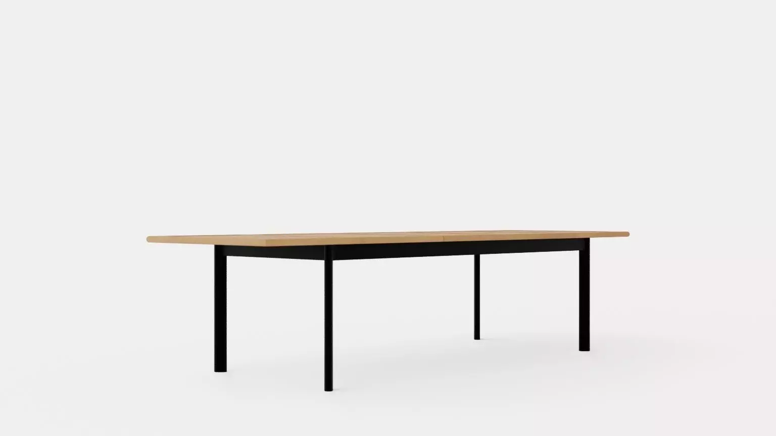 Nice Dining table 304 black Low-poly 3D model_0