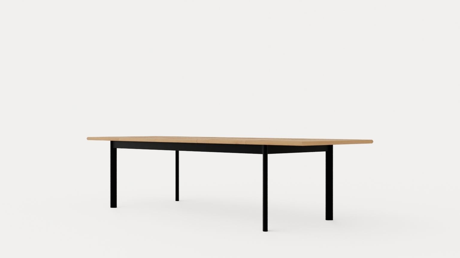 Nice Dining table 304 black Low-poly 3D model_3