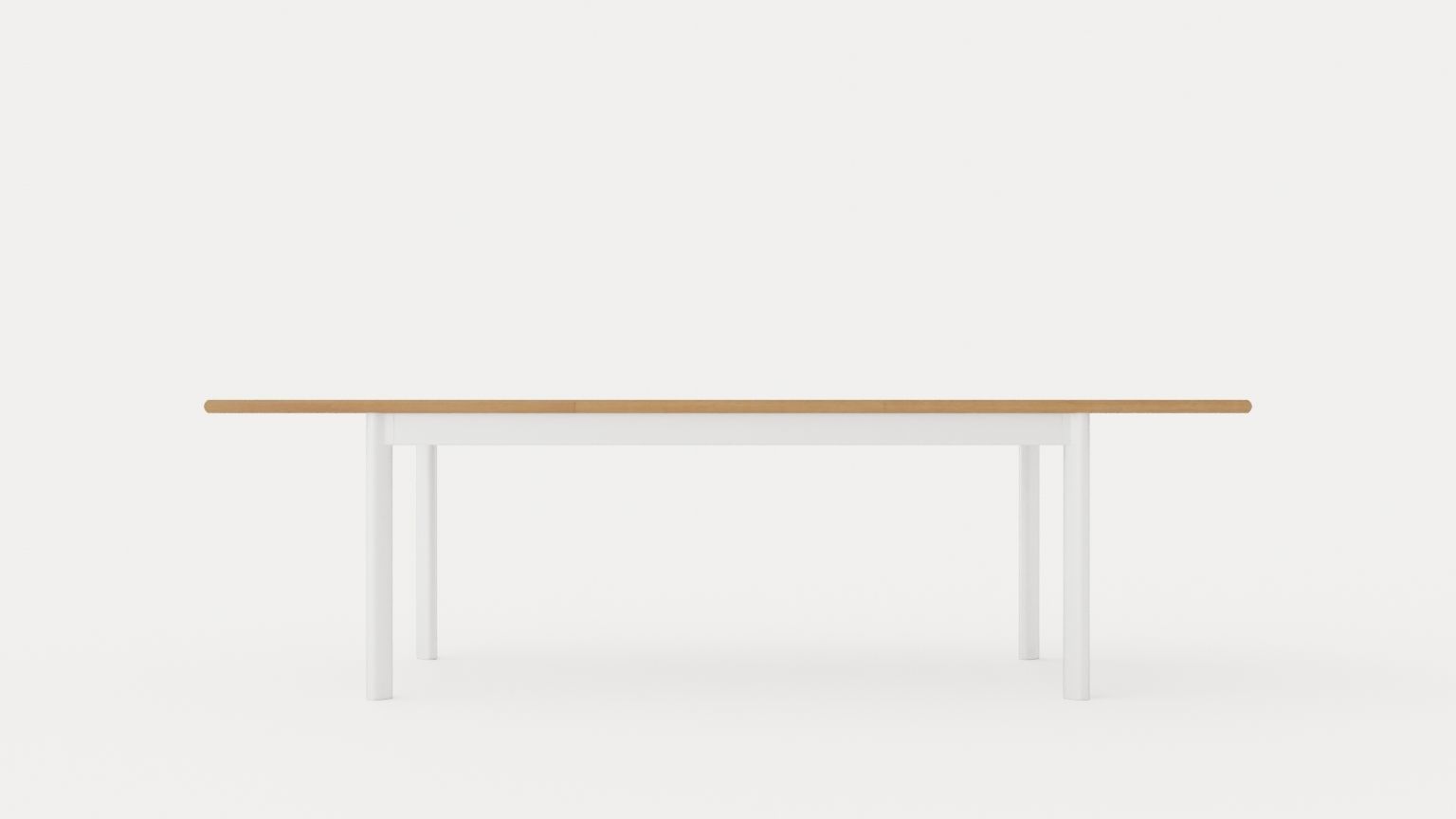 Nice Dining table 260 white Low-poly 3D model_1