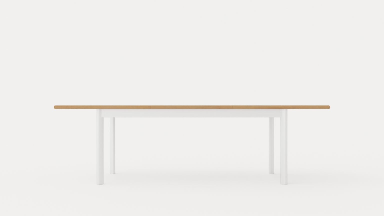 Nice Dining table 260 white Low-poly 3D model_4