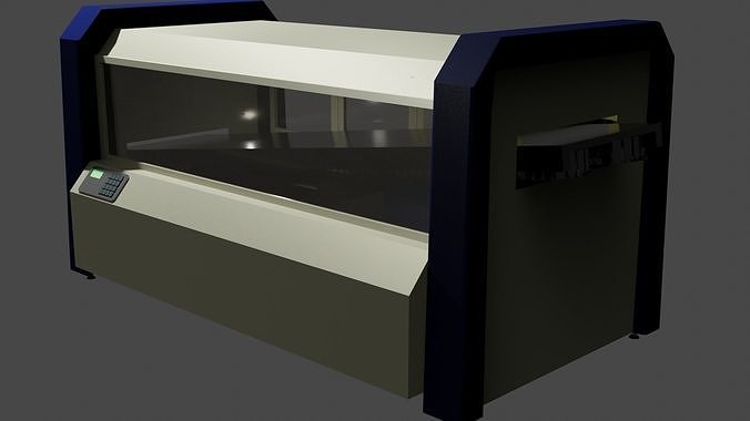 Wave Soldering Machine  Low-poly 3D model