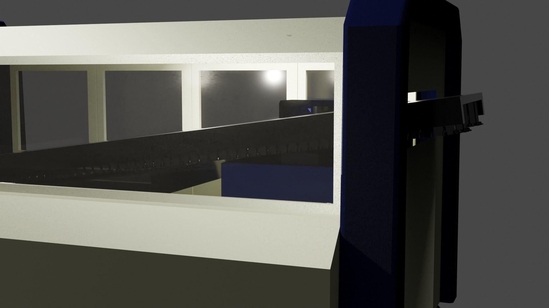 Wave Soldering Machine Low-poly 3D model_3