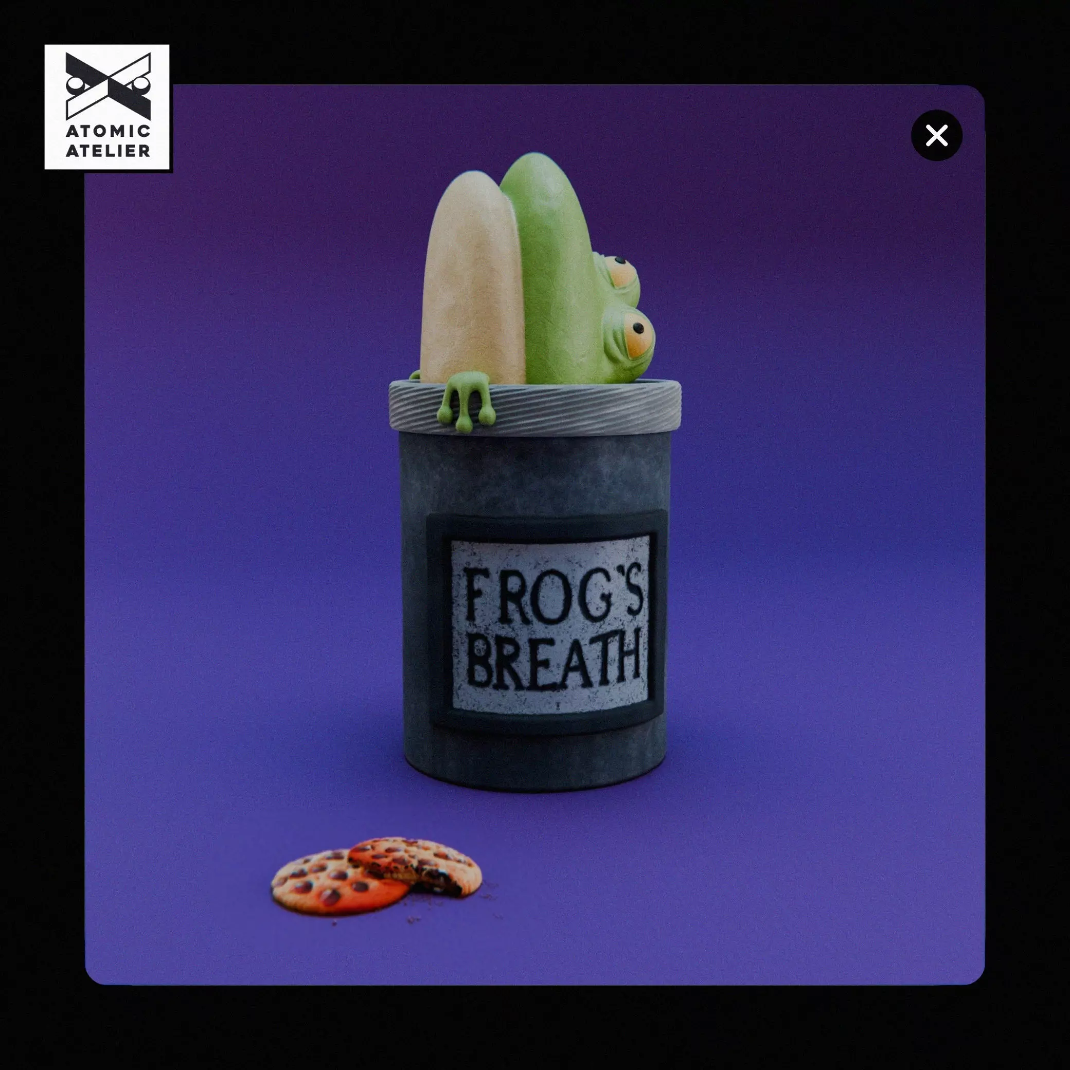 Frogs Breath and Deadly Night Shade Cookie Jar bundle 3D print model_0