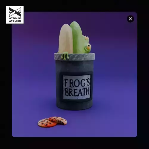Frogs Breath and Deadly Night Shade Cookie Jar bundle 3D print model