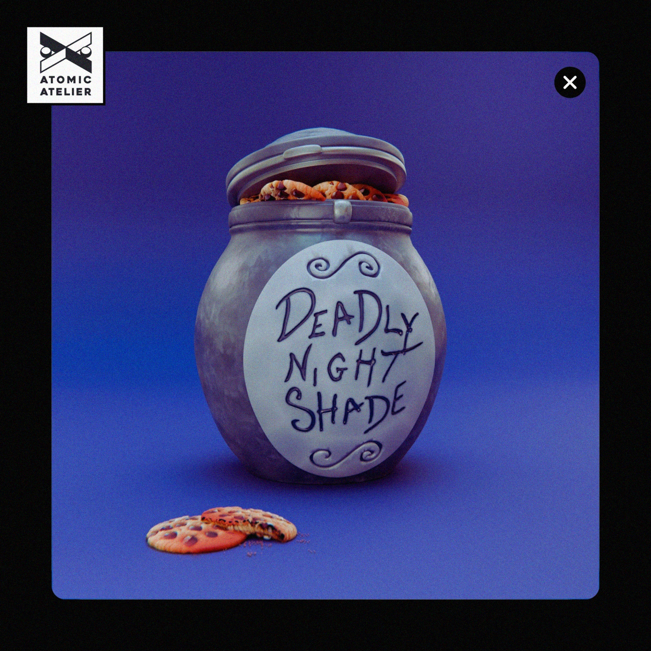 Frogs Breath and Deadly Night Shade Cookie Jar bundle 3D print model_2