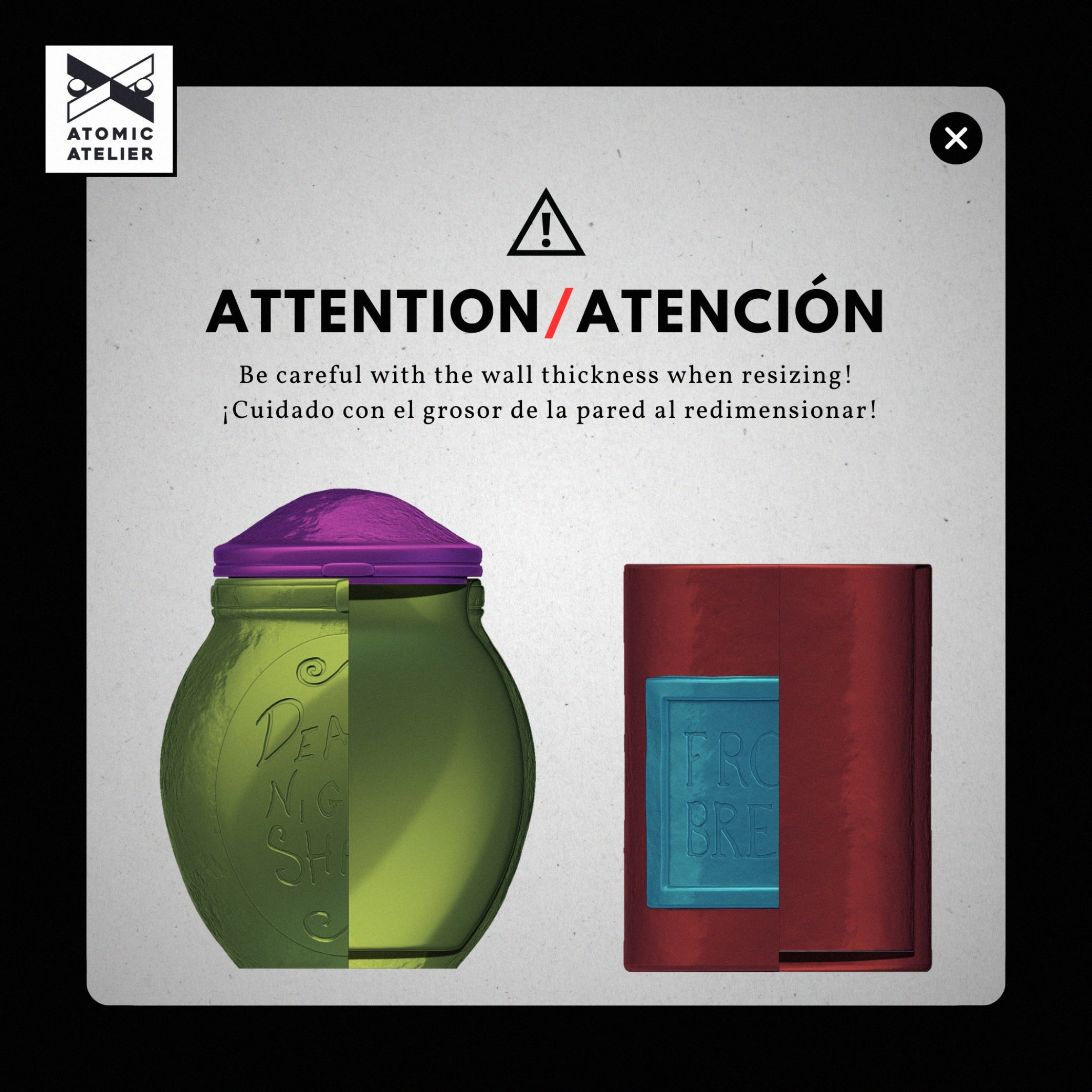 Frogs Breath and Deadly Night Shade Cookie Jar bundle 3D print model_3