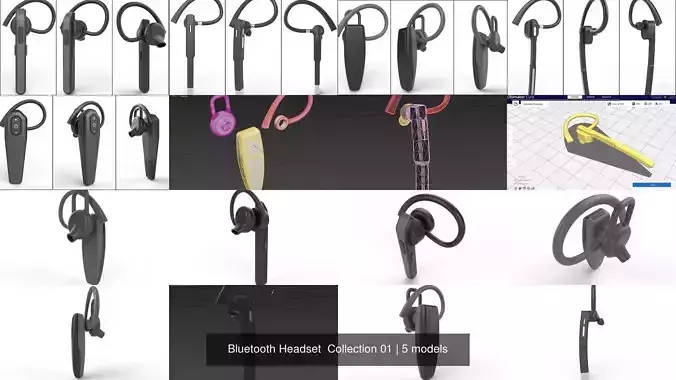 Bluetooth Headset  Collection 01