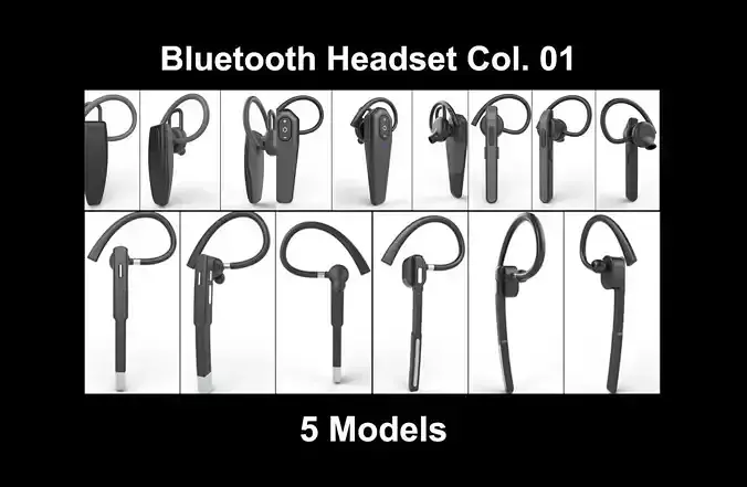 Bluetooth Headset  Collection 01 