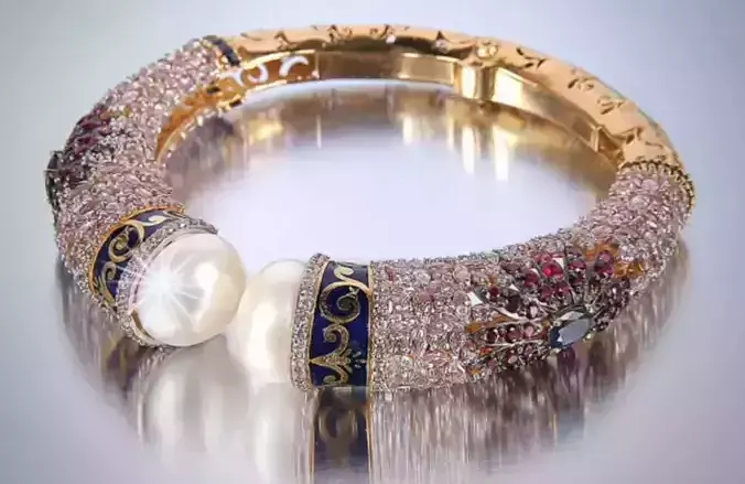 Traditional Indian Bangle 3D print model