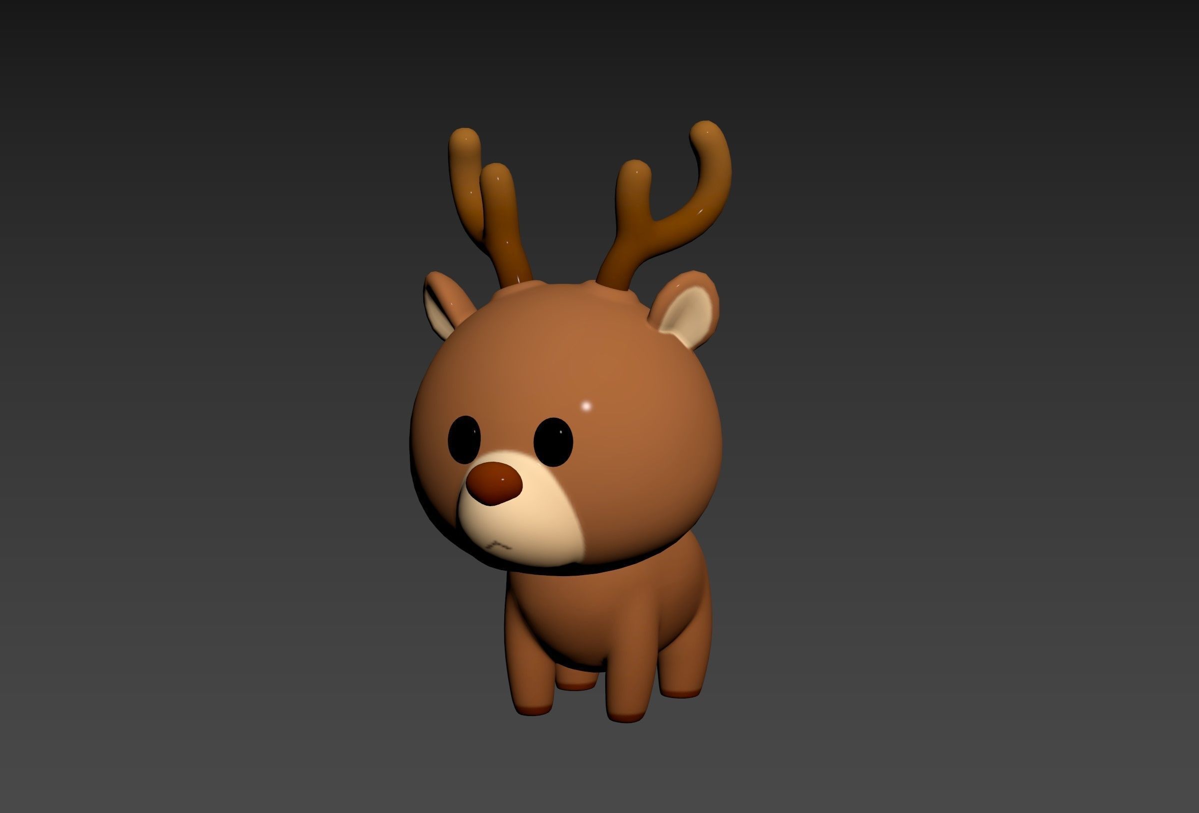Character281 Deer 3D model_11