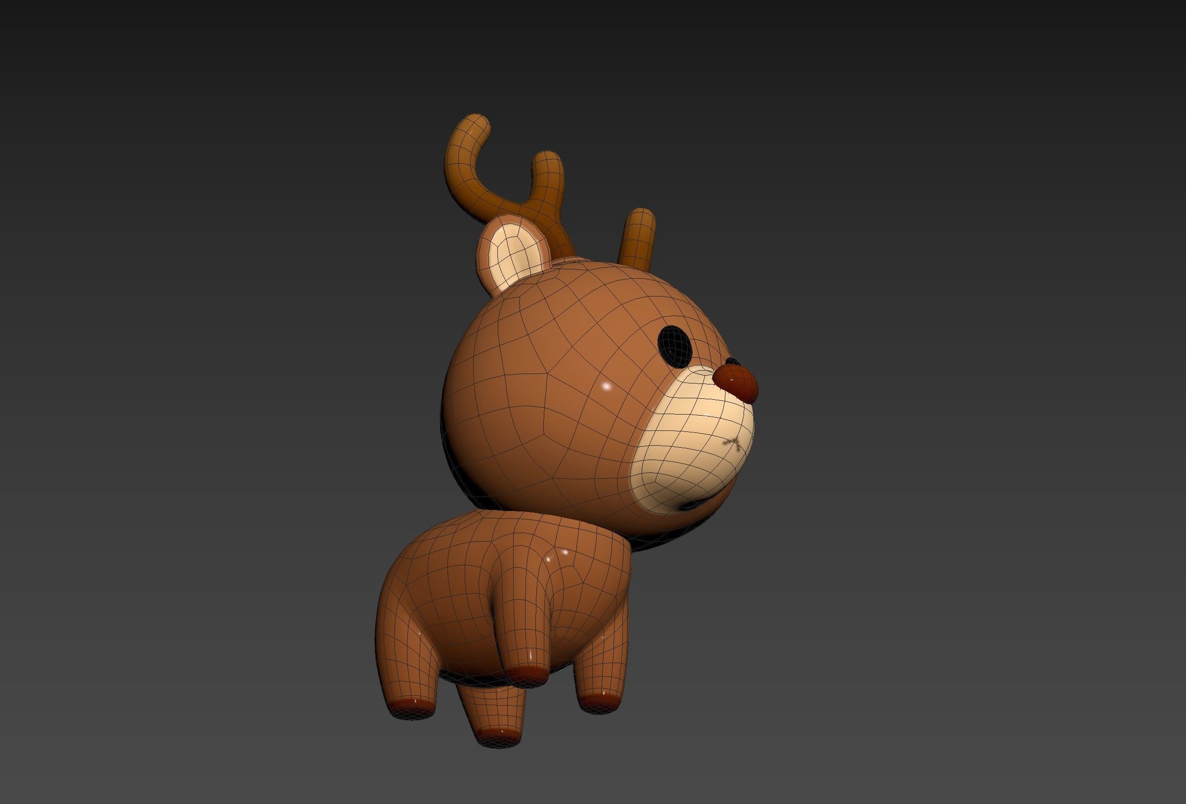Character281 Deer 3D model_16