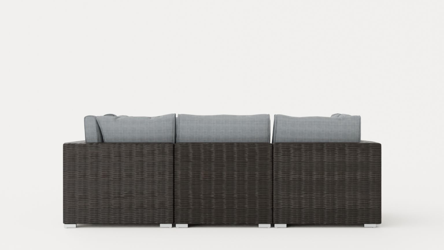 Provence sofa group Low-poly 3D model_4