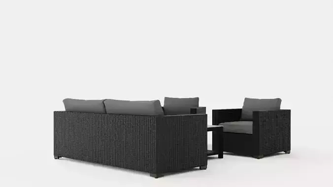 Ninja sofa group black